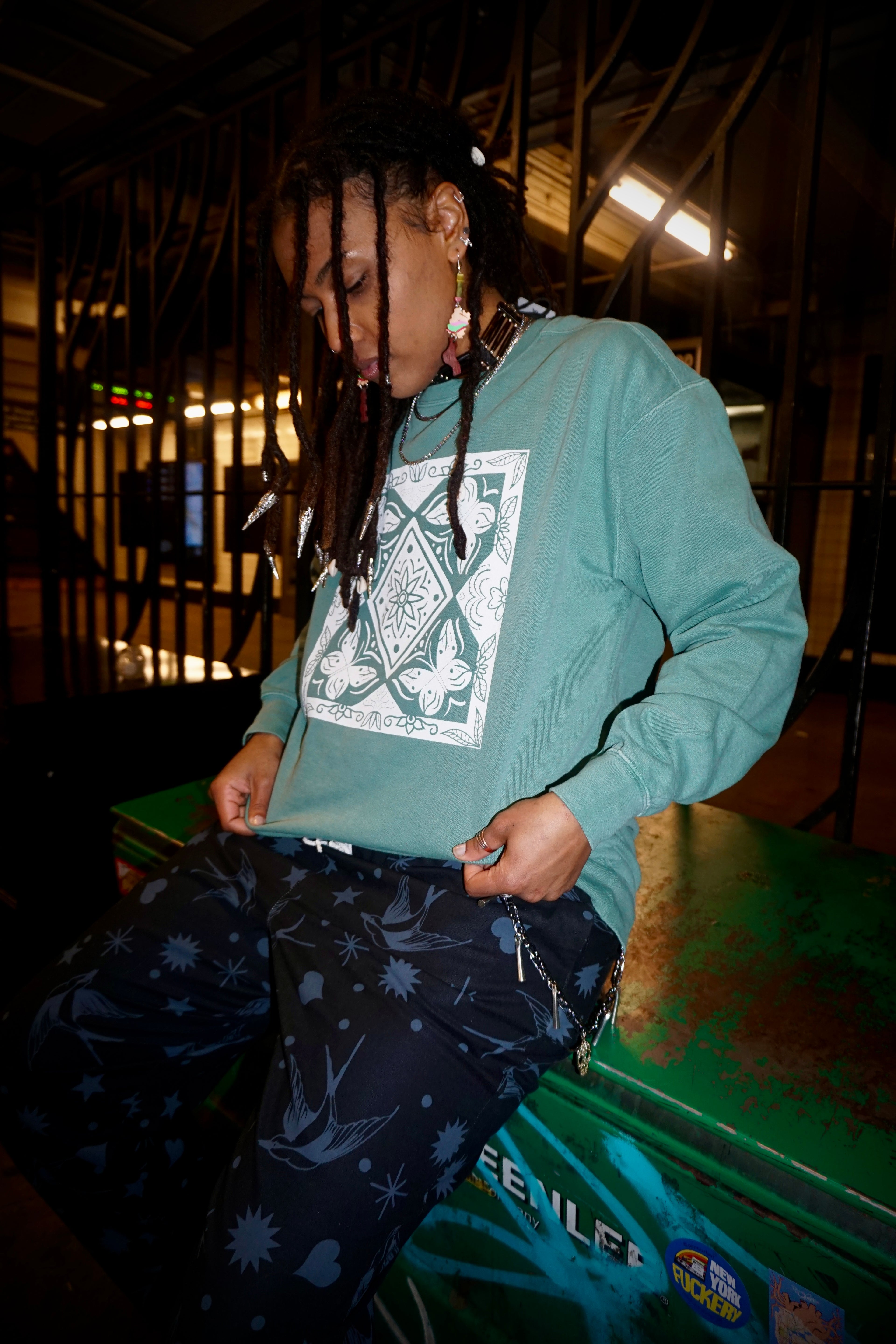 Butterfly Crew-Heavyweight Sweater