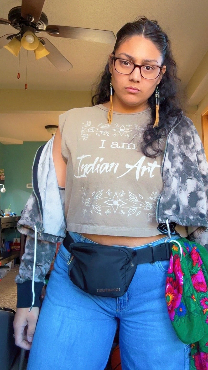 “I Am Indian Art” Muscle Tank