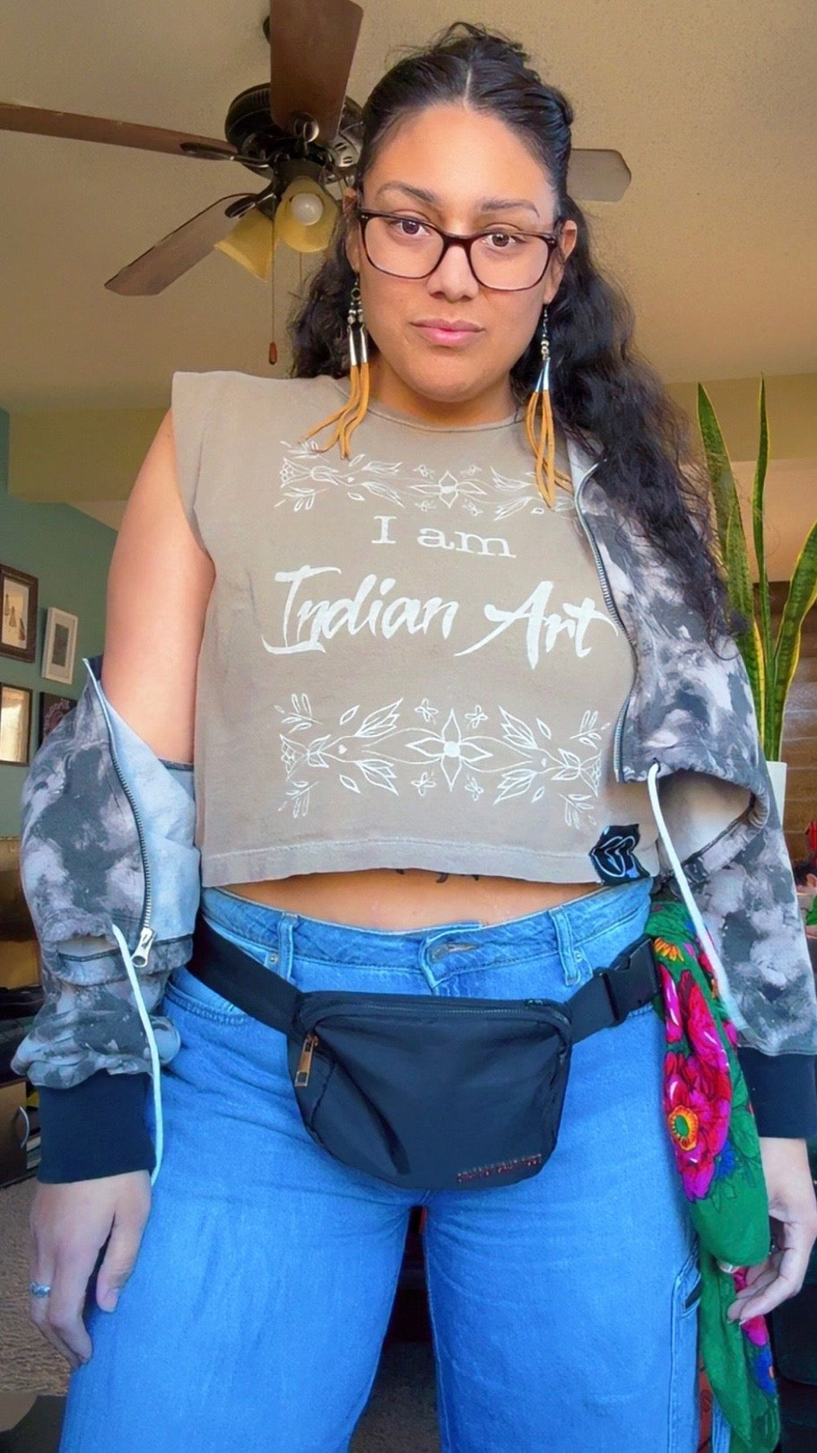 “I Am Indian Art” Muscle Tank
