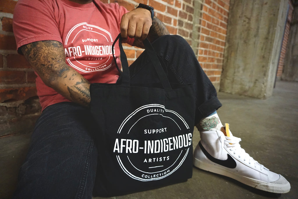 Support Afro-Indigenous Artist Tote Bag