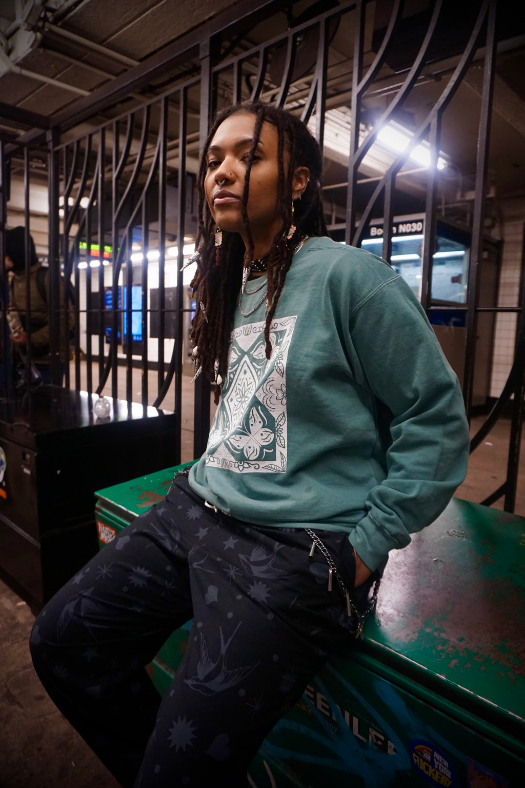 Butterfly Crew-Heavyweight Sweater