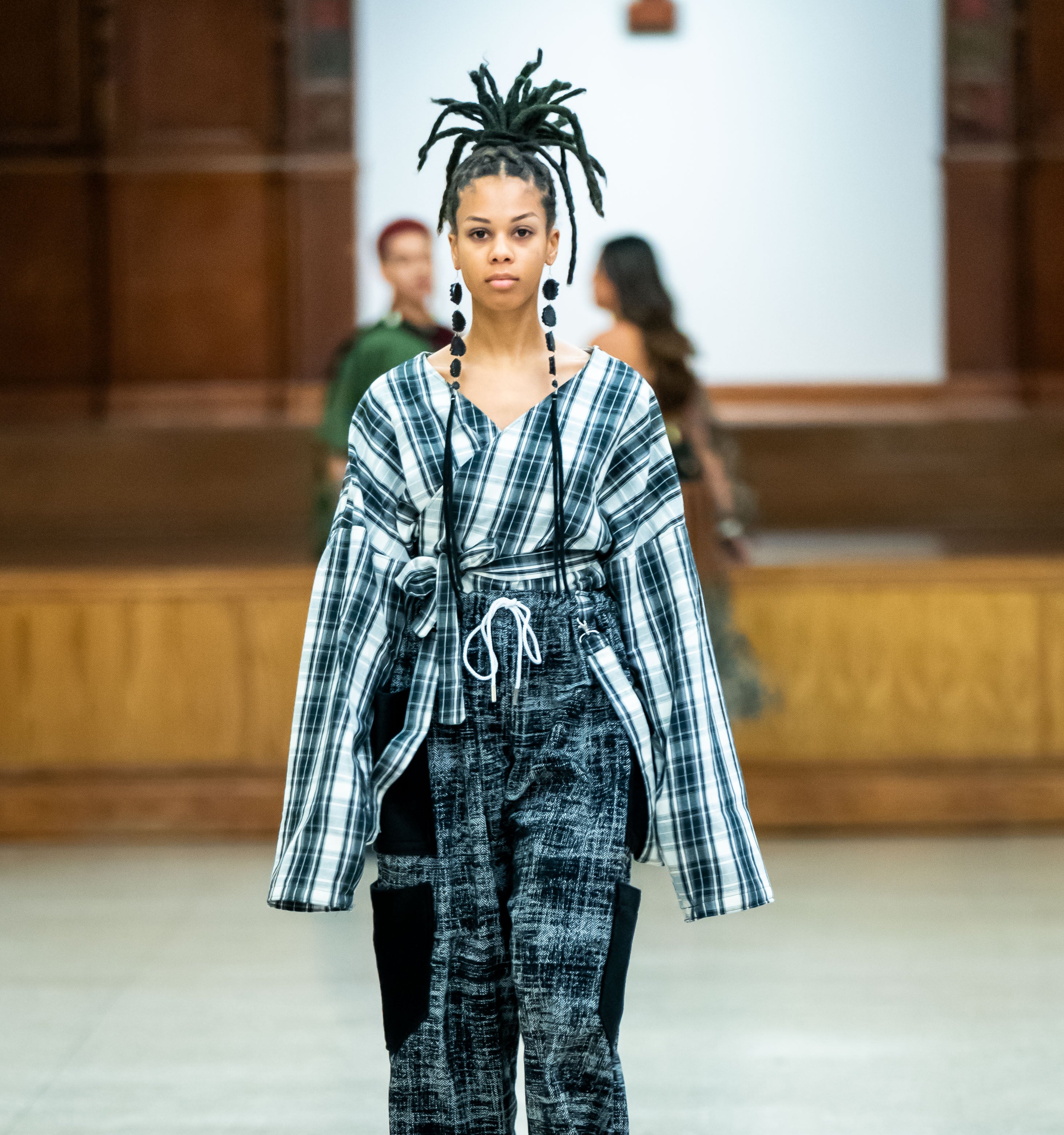 Self-Acceptance Wrap Shirt & Wool Pants