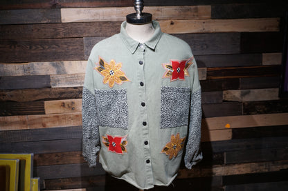 Floral Applique Shirt