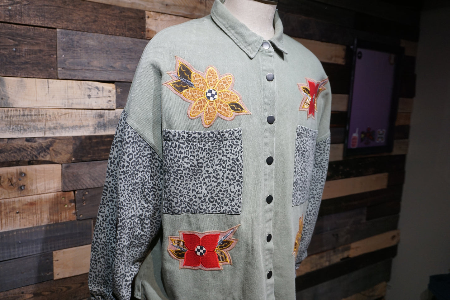 Floral Applique Shirt